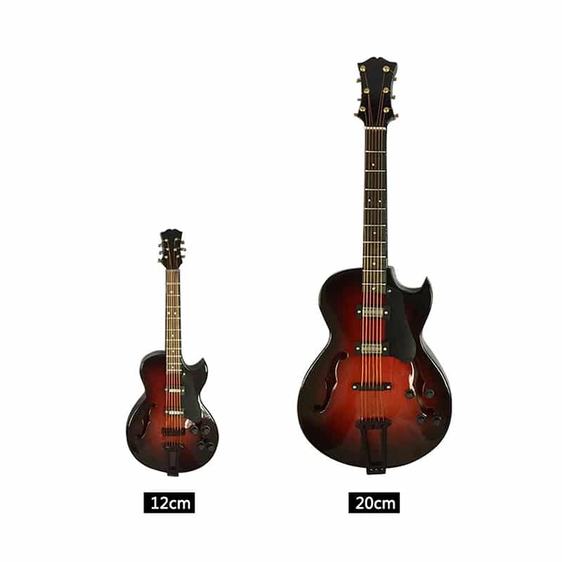 Miniature Folk Guitar - With case and guitar stand, 2 sizes to choose from
