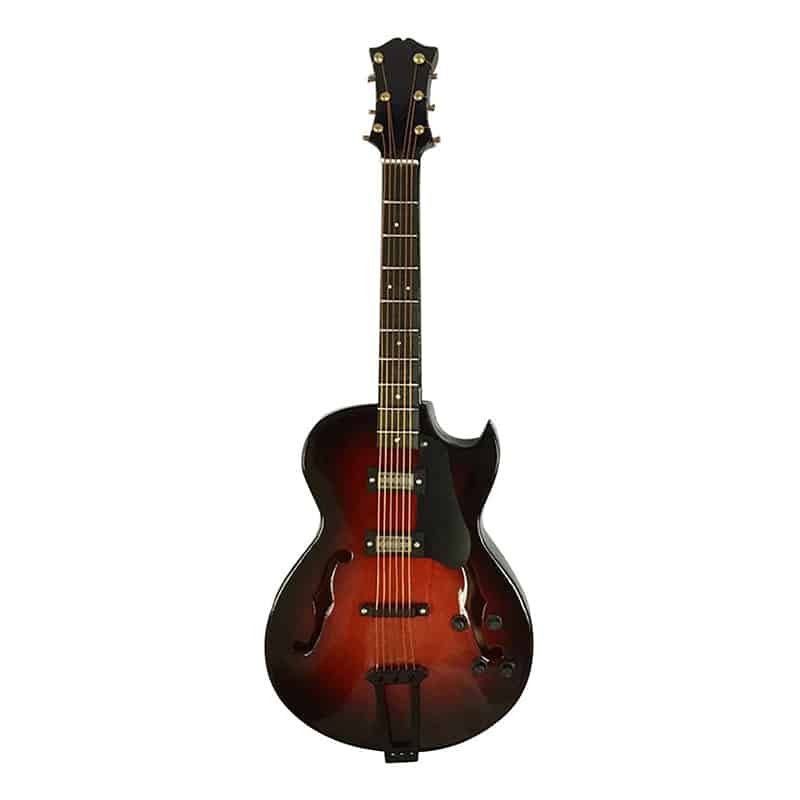 Miniature Folk Guitar - With case and guitar stand! - Size 1