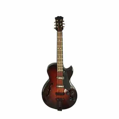 Miniature Folk Guitar - Comes with case and guitar stand! - Size 2