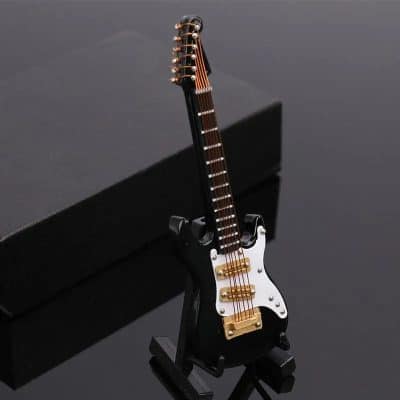 Miniature Electric Guitar - Black color