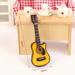 Miniature Guitar Yellow Acoustic Guitar