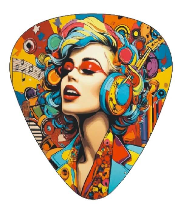 Artistic Edition Guitar Picks - Pack of 12 - Design 6