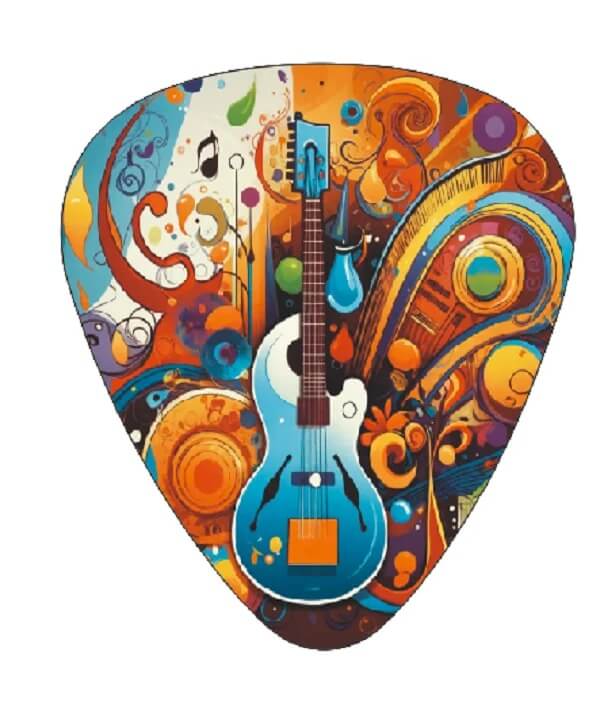 Artistic Edition Guitar Picks - Pack of 12 - Design 9