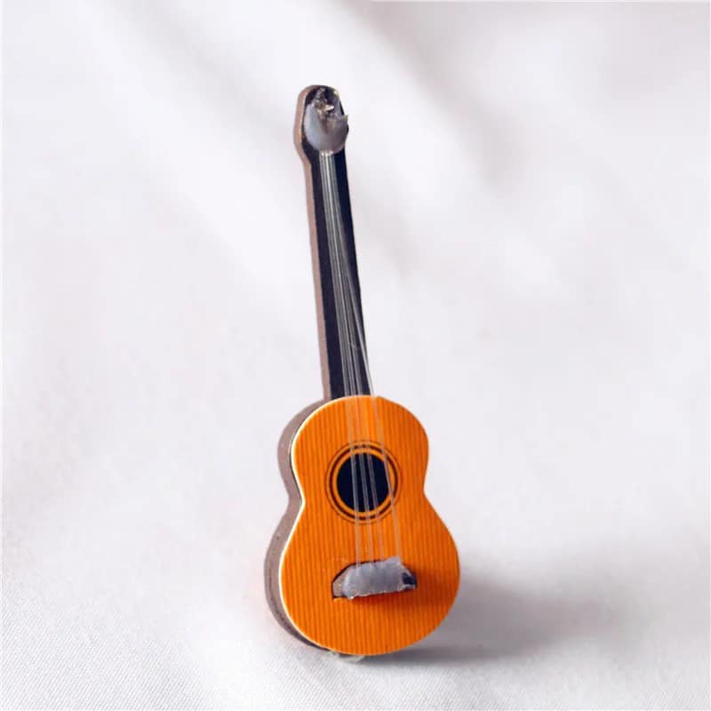 Miniature guitar details, acoustic guitar