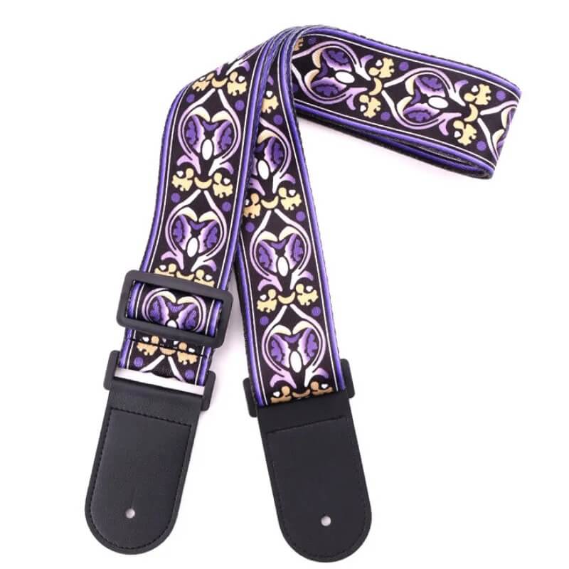 Beautiful Vintage Guitar Strap with Baroque Melodies