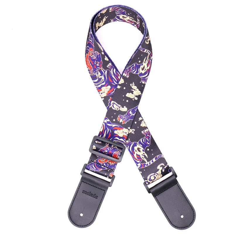 Imperial Japanese Dragon Inspired Guitar Strap