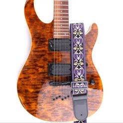 Vintage Guitar Strap with Baroque Melodies