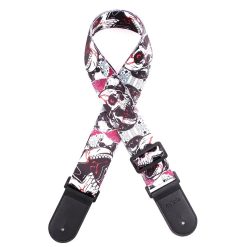 Psycho Skull guitar strap