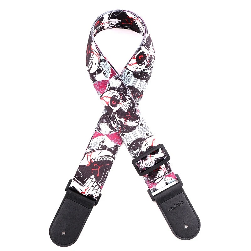 Psycho Skull guitar strap