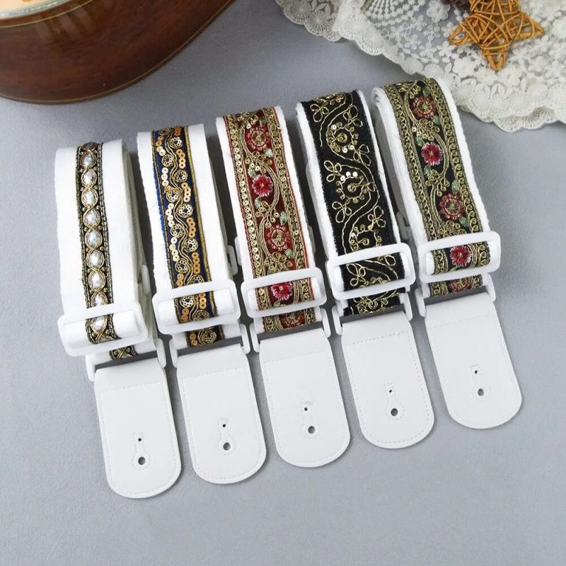 Vintage Elegance Chic Guitar Strap - 5 Models to Choose From