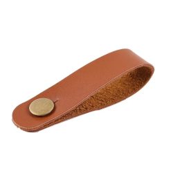 Brown Leather Guitar Strap Holder