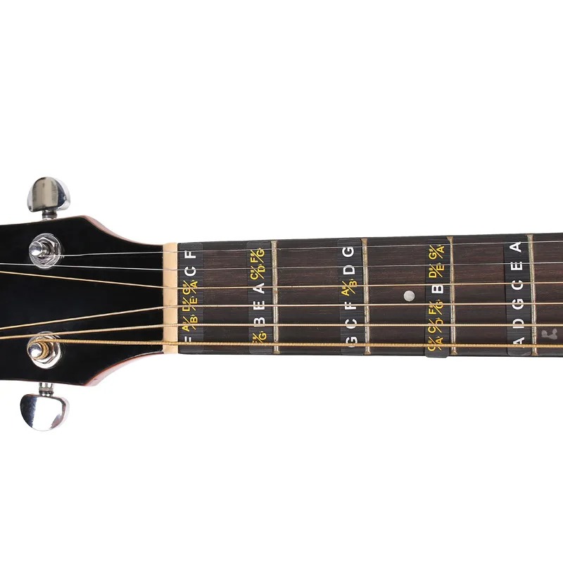 Detail of Guitar Fretboard Sticker