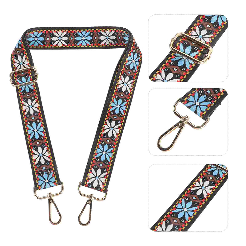 Details of the Blue Folk Braided Banjo Strap