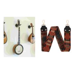 Beautiful Banjo Strap with Ethnic Patterns