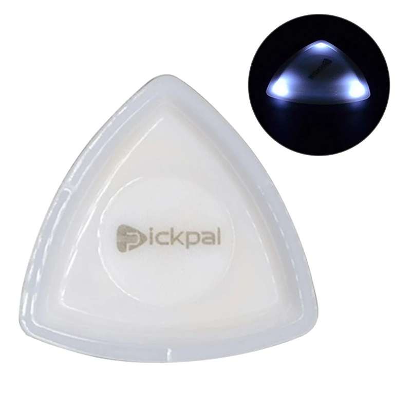 White high-sensitivity LED light guitar picks