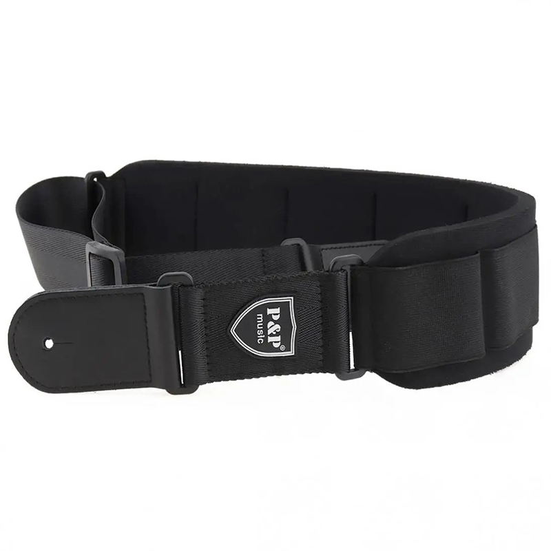 Details of the Buckle of the Comfortable Ergonomic Neoprene Guitar Strap