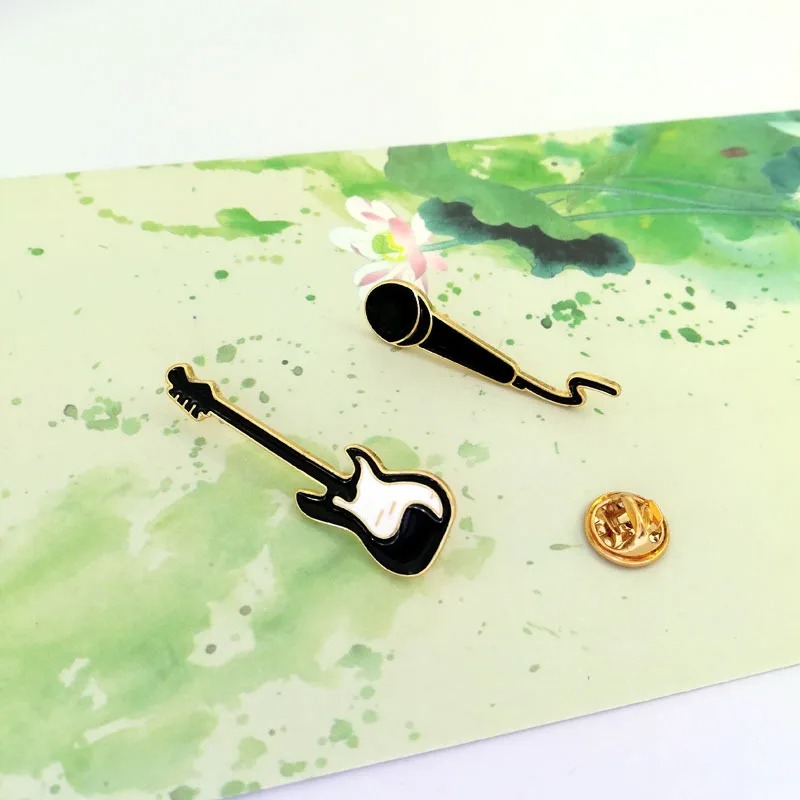 Enamel Brooch of Electric Guitar Pins