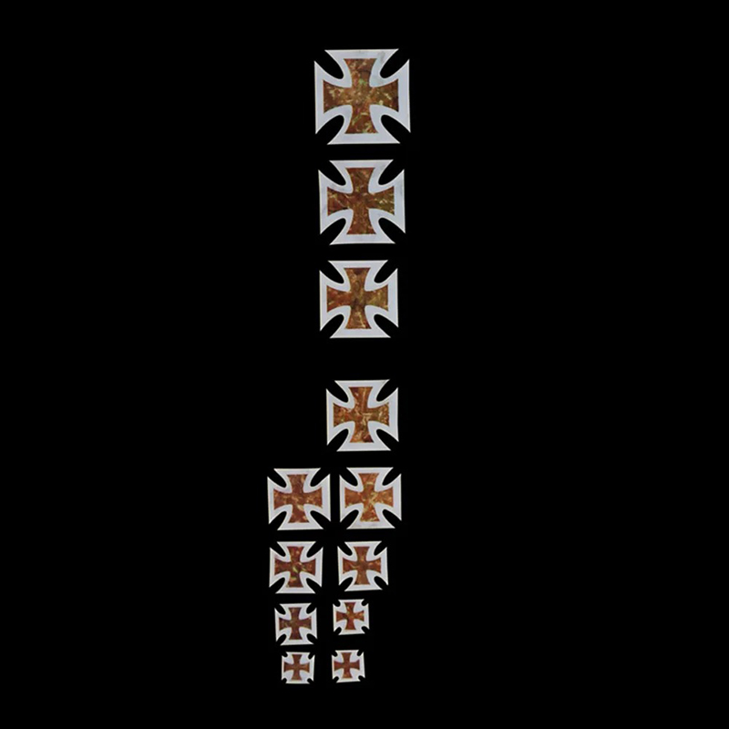 Design of Fret Markers with Iron Cross motif