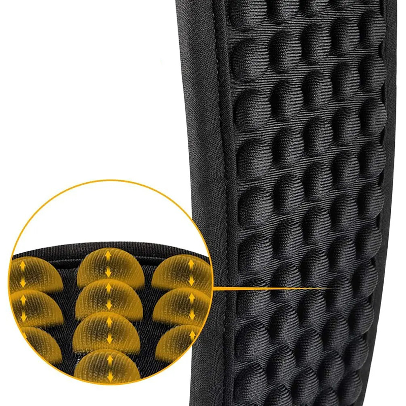 Technical details of the ergonomic bass strap with 3D pads