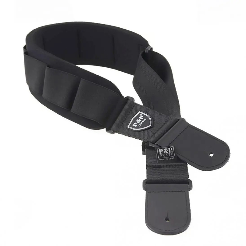 Complete detail of the Comfortable Ergonomic Neoprene Guitar Strap