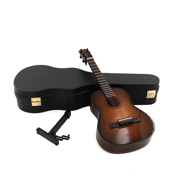 Details of the Miniature Guitar - Classic Guitar - 6 sizes to choose from! Brown color