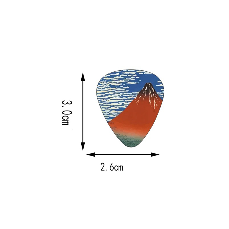 Dimensions Set of 12 Japanese Art Picks - Hokusai and Mount Fuji