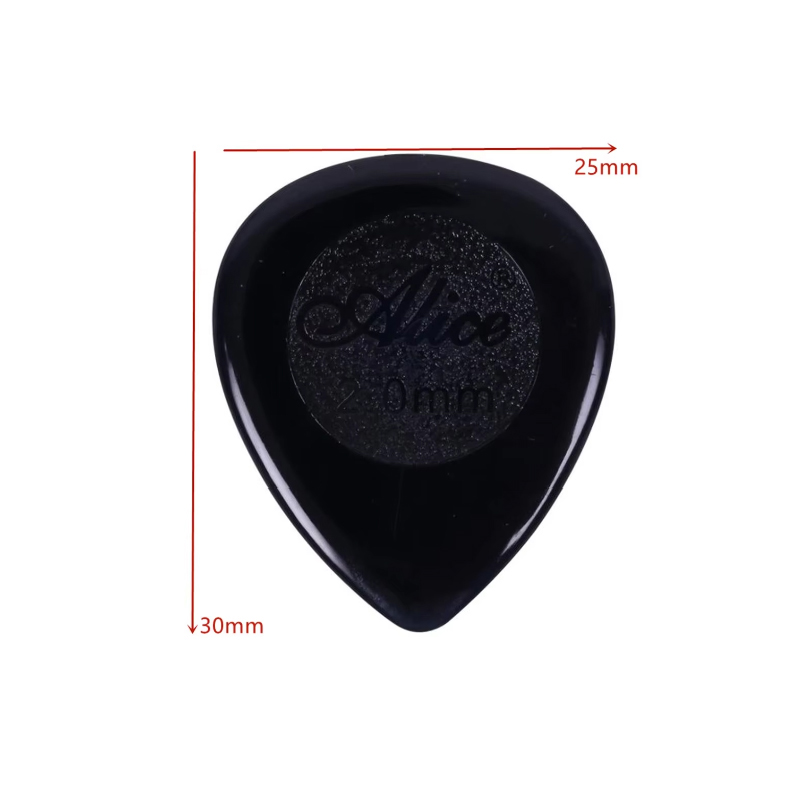 Dimensions Set of 6 guitar picks - Choose from 3 sizes!