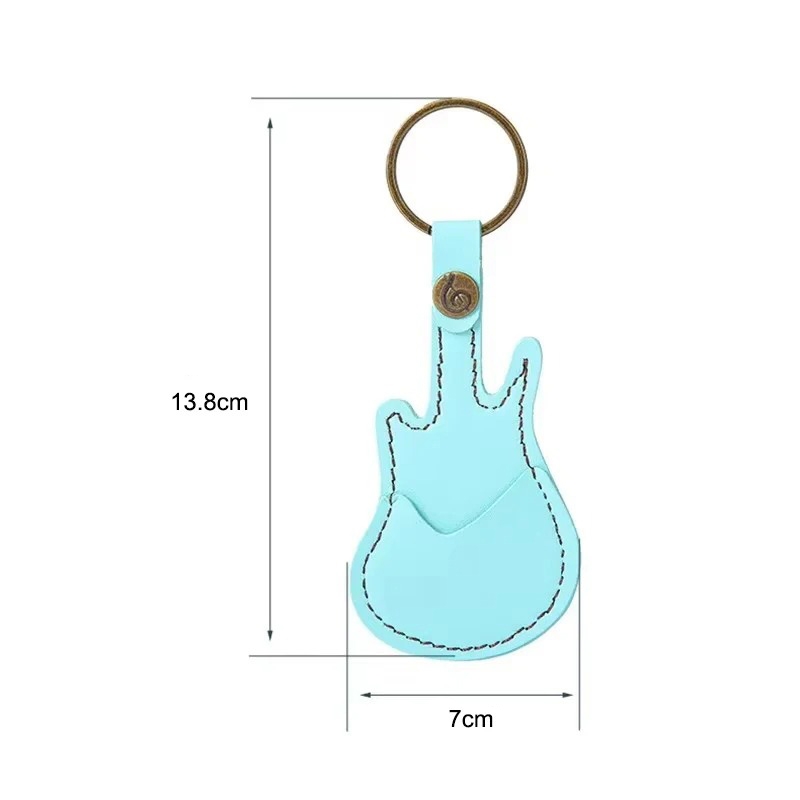 Dimensions of Keychain Guitar Pick Holder