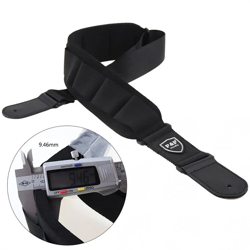 Thickness of the Comfortable Ergonomic Neoprene Guitar Strap