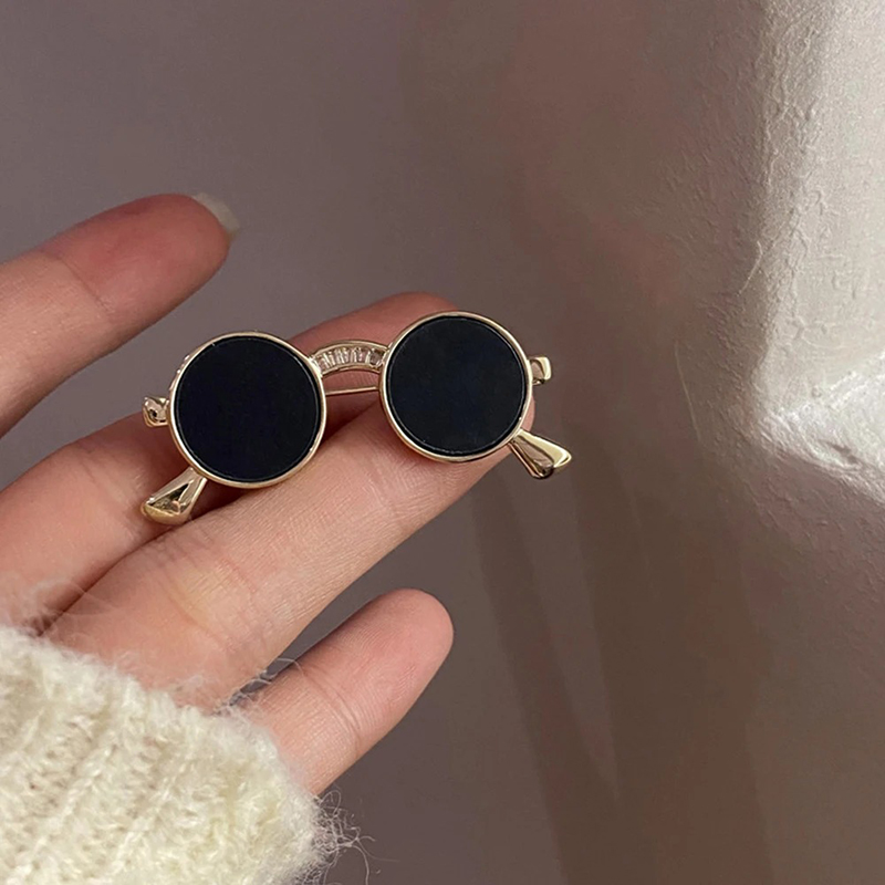 Magnificent John Lennon Style Sunglasses Brooch