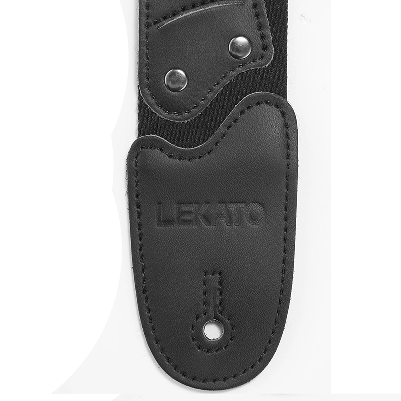 Details of the Guitar and Bass Strap with Hook Ring and Pick Pocket
