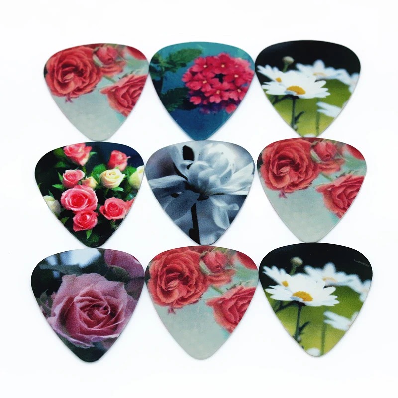 Details of the models from the Set of 10 Picks with Flauris motifs - 3 sizes