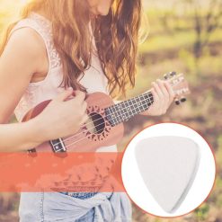 Set of 10 soft felt picks for ukulele