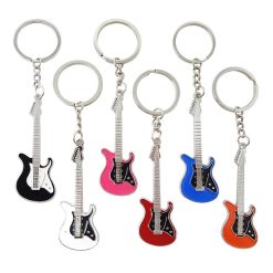 Set of 30 Electric Guitar Keychains