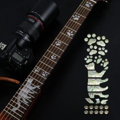 Beautiful Fretboard Markers with Cat Pattern