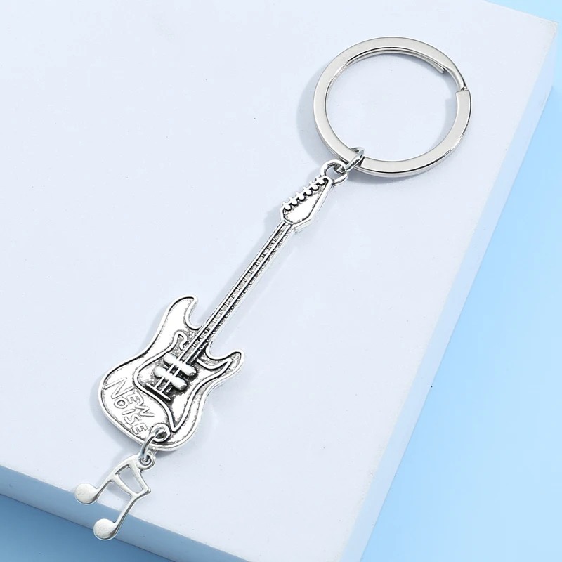 Beautiful Musical Serenade Guitar Keychain