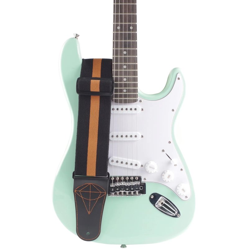 Beautiful 'Stripes Rock' Guitar and Bass Guitar Strap - Classic and Energetic