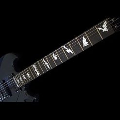Fretboard Markers - Fretboard with Bat Pattern