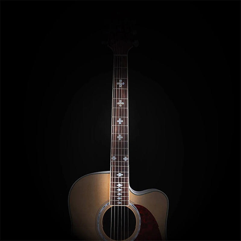 Fret markers with - Cross pattern