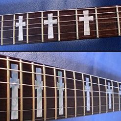 Fretboard Markers - Fretboard with Iommi Cross Pattern