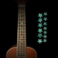 Fret markers with star motifs