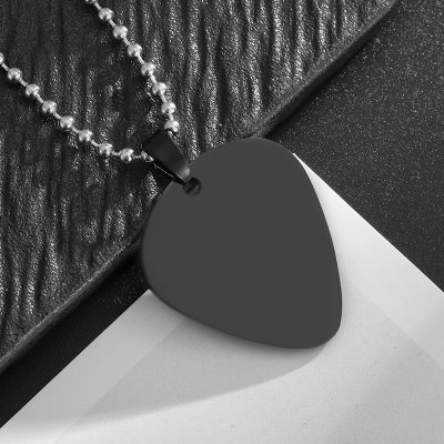 Simple Spike Collar in Stainless Steel - Minimalist Collection in Black Color