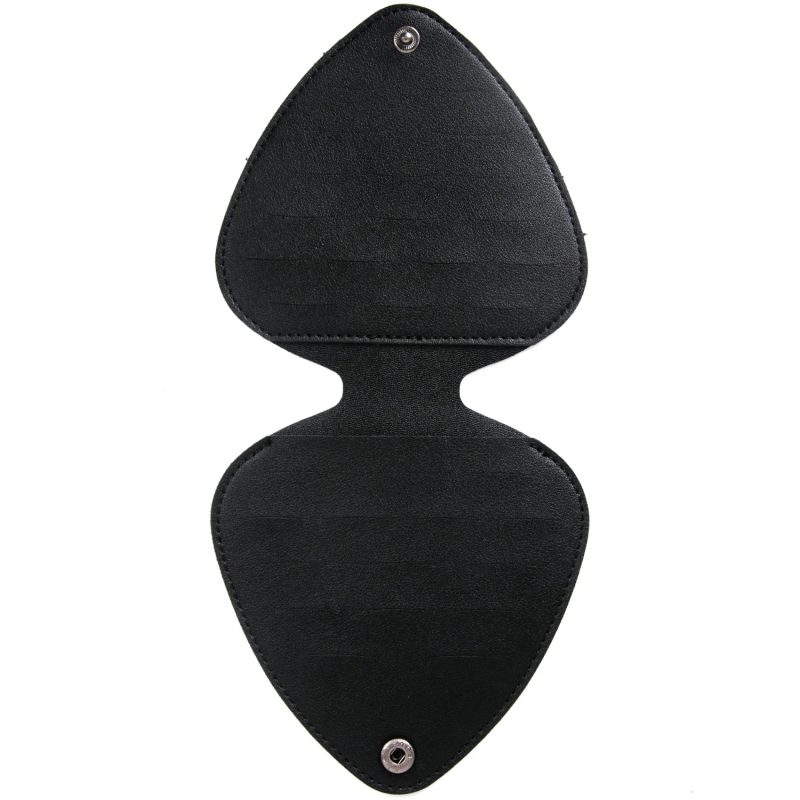 Guitar pick storage case - capacity for 32 picks - black color