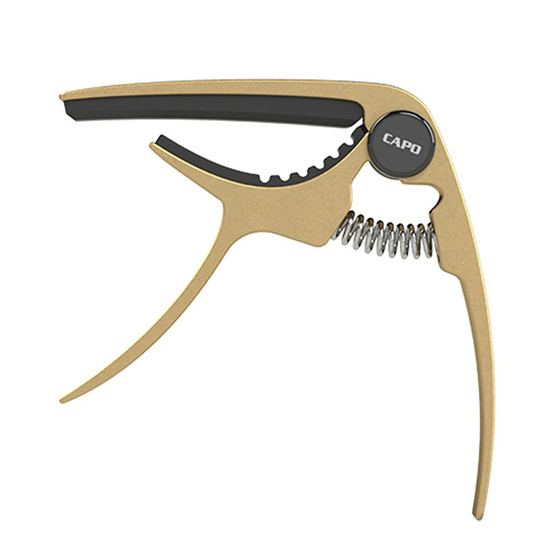 Aluminum Alloy Ukulele Capo in Gold color