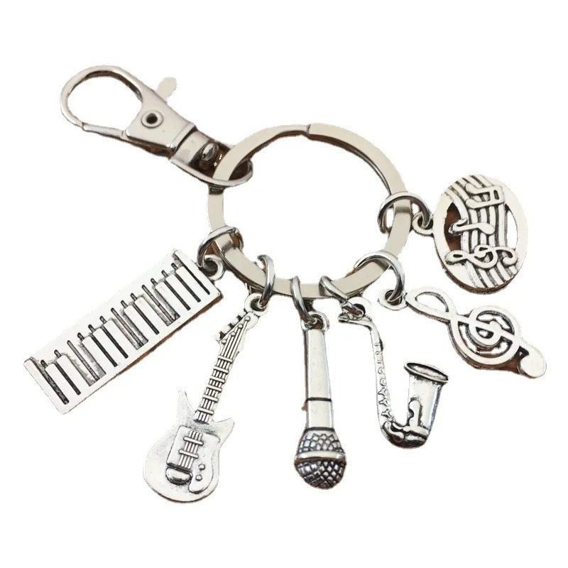 Guitar Keychain with Enchanted Melody