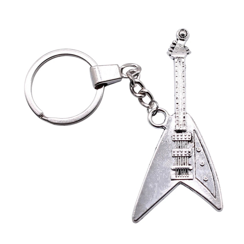 Magnificent Flying V electric guitar keychain