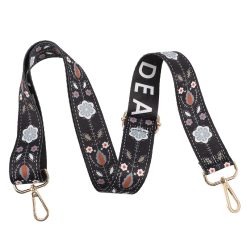 Complete details of the Traditional Banjo Strap with Flowers
