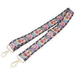 Vintage Banjo Strap with Floral Design