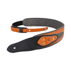 Full view of the Deluxe Bass Strap in Genuine Padded Leather