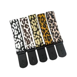 Guitar Strap with Animal Print - 5 colors to choose from